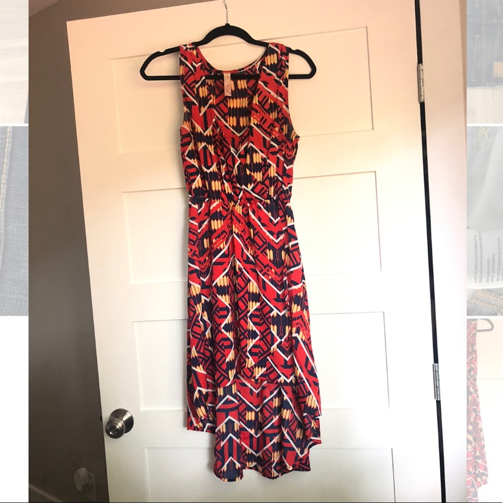 Francesca's Prevett Tribal high-low dress
